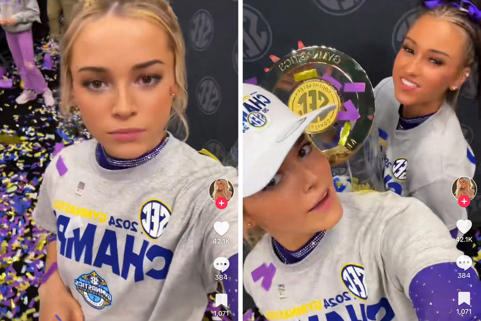 Olivia Dunne and her LSU gymnastics teammates added another huge title for the school on Saturday, winning the 2024 SEC Conference Championship.