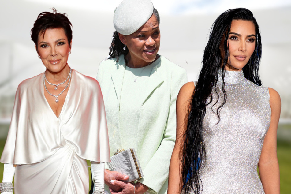 Kim Kardashian and Kris Jenner bond with Meghan Markle's mom at LA charity event