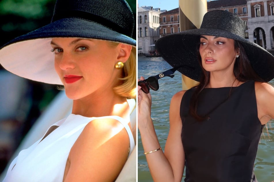 Paige DeSorbo (r) paid homage to The Parent Trap character Meredith Blake in her latest social media post from Italy. Her viral photoshoot even got the attention of Elaine Hendrix, who played the role!