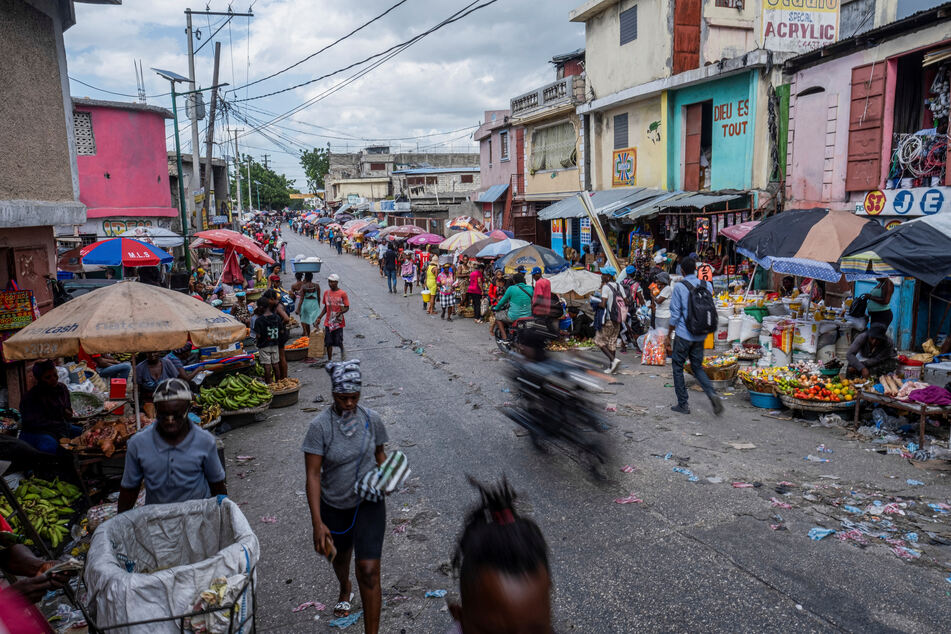 A street in Port-au-Prince, Haiti, where gangs continue to blockade the country’s largest fuel terminal and choke off critical roadways.