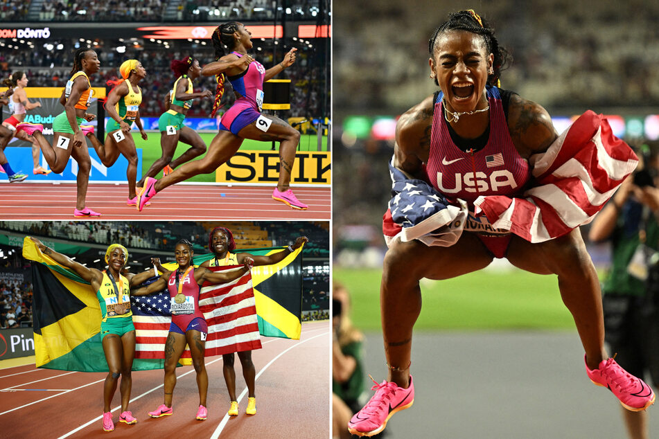 Sha'Carri Richardson triumphs in stunning 100-meter World Championship win
