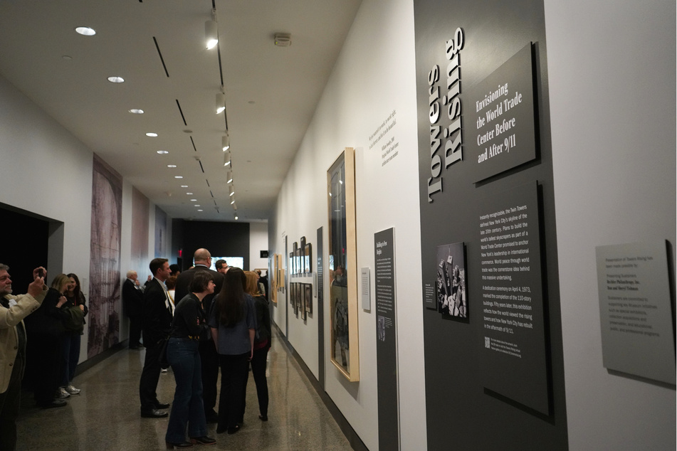 The 9/11 Memorial & Museum in New York City unveils its new Towers Rising exhibit to commemorate the 50-year history of the World Trade Center.