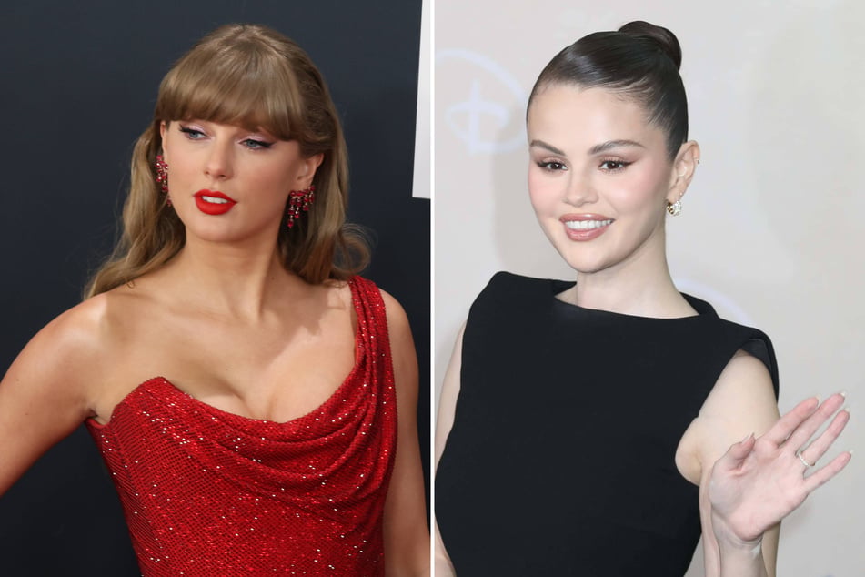Taylor Swift (l.) was spotted out in New York City on Saturday with longtime bestie Selena Gomez.
