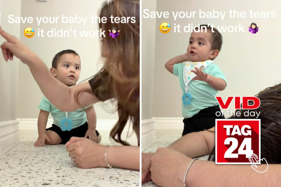 Viral Video of the Day for July 29, 2026: Mom's outlet safety lesson goes hilariously wrong when toddler takes notes