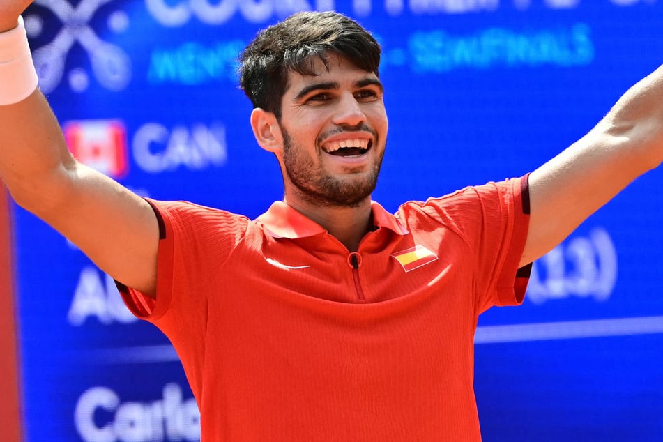 Carlos Alcaraz (pictured) defeated Novak Djokovic in the men's Wimbledon final last month.
