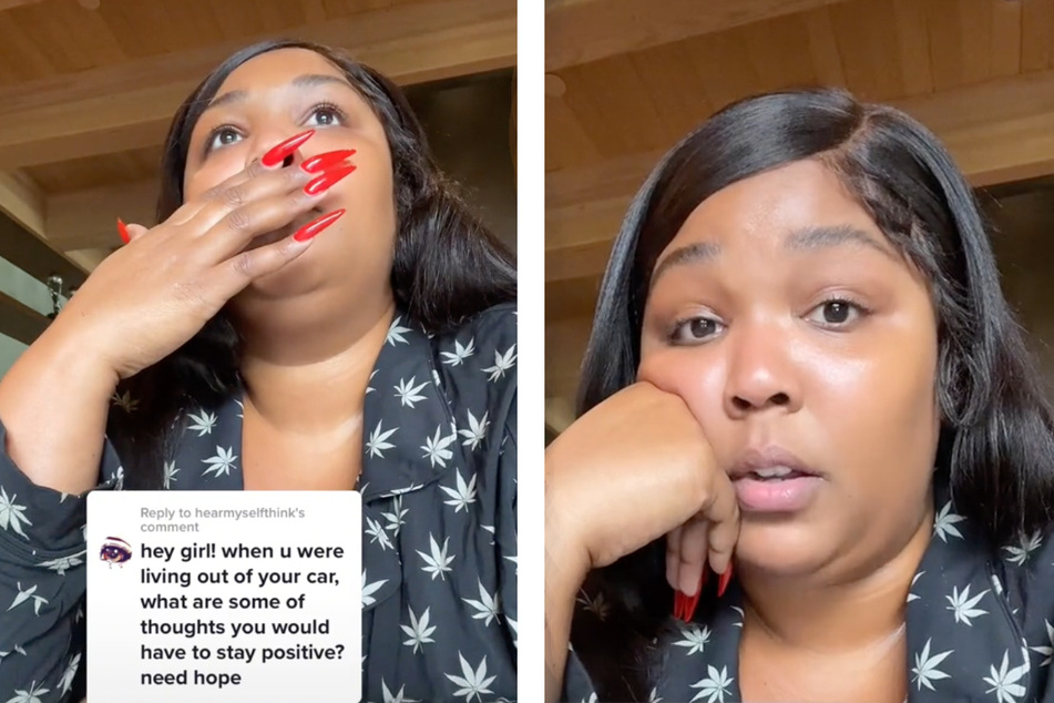 Lizzo gets real about what it was like living out of her car: "I didn't stay positive"
