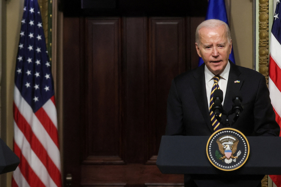 President Joe Biden responded to the US House vote on Wednesday, saying Congress members are "attacking" him "with lies."