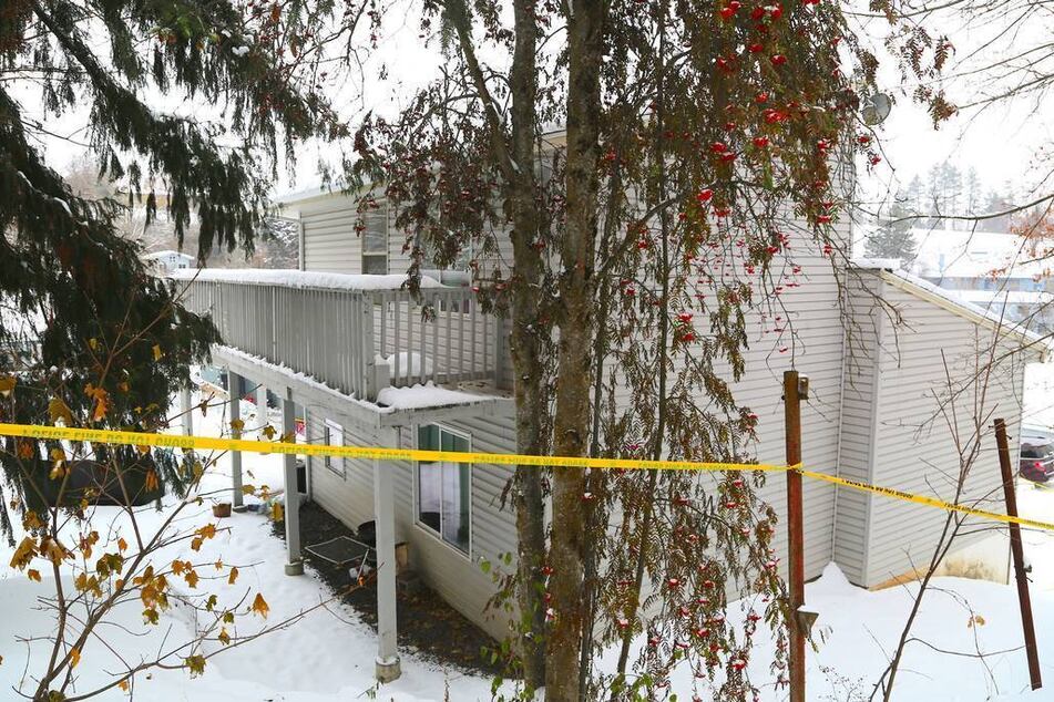 The King Road home in Moscow, Idaho where the gruesome murders took place.