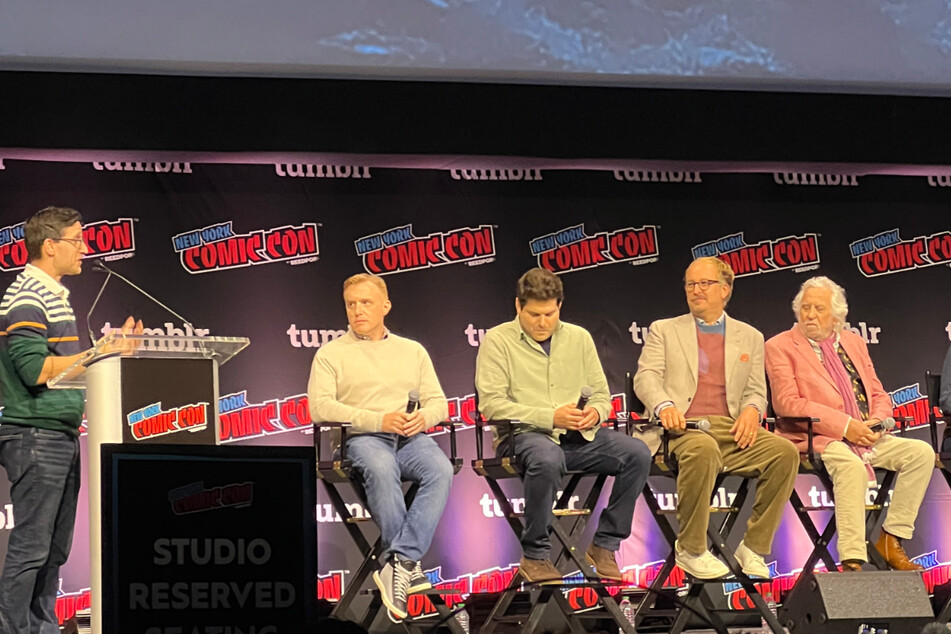 The team behind Percy Jackson & the Olympians praised the three young leads during their panel at New York Comic Con 2023.