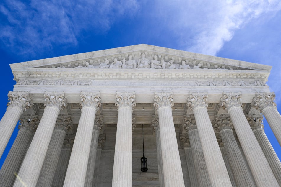 The facade of the US Supreme Court building is seen in Washington DC on September 15, 2026. The top court has ruled in favor of the Trump administration's request to use a federal database to verify voter rolls.