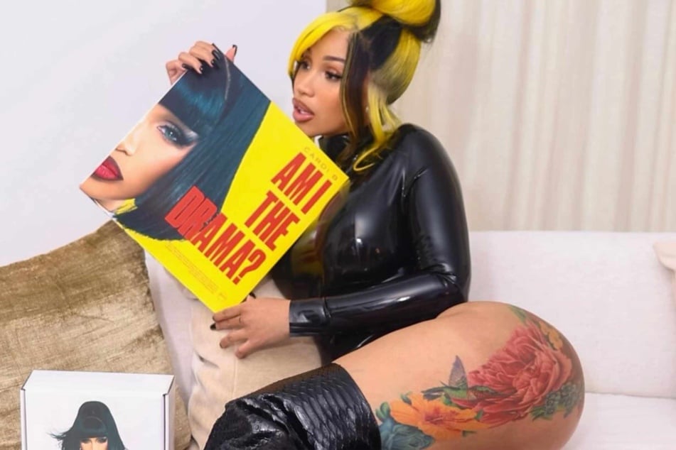Cardi B shows off bold butt tattoo for Am I the Drama? album rollout!