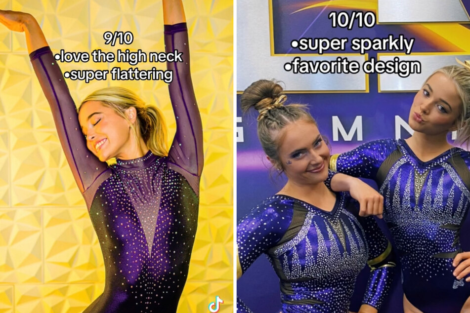 Olivia Dunne ranked her LSU competition leotards in a viral TikTok that got fans talking.