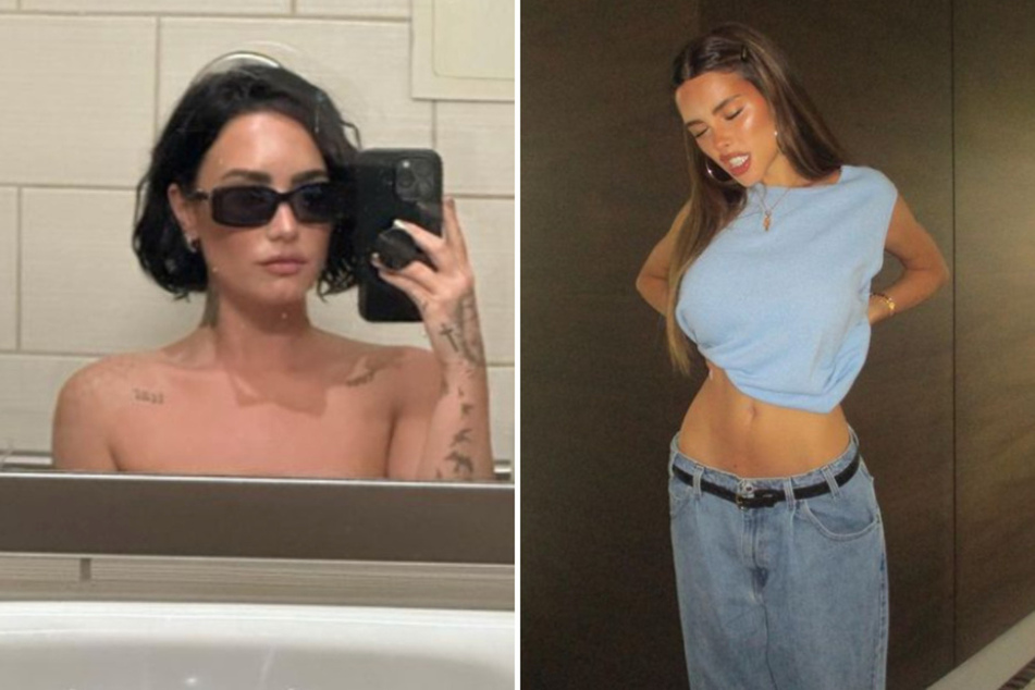 Demi Lovato (l) is dropping her upcoming album, REVAMPED, on Friday, followed by Madison Beer's release of Silence Between Songs.