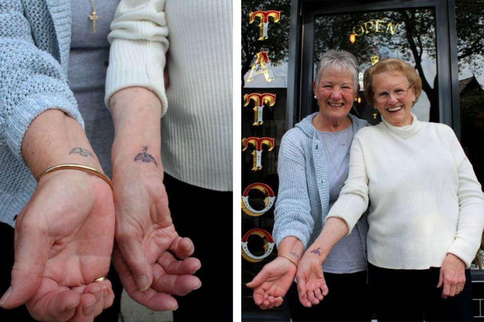 Golden girls tattooed: The story behind matching ink for two eighty-plus-year-old BFFs