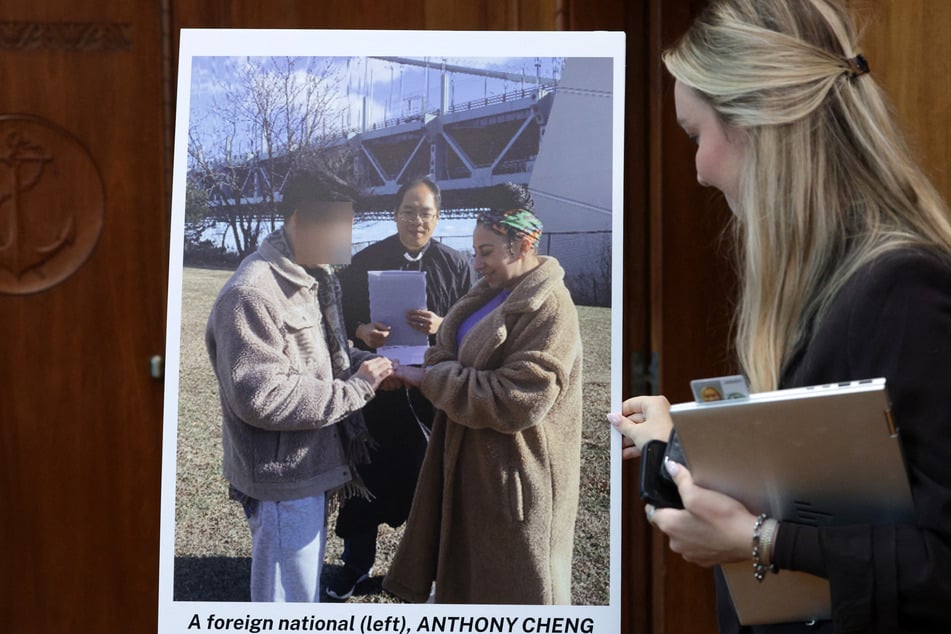 US officials have arrested nearly a dozen people in connection with an alleged sham marriage scheme for foreigners seeking US residency.