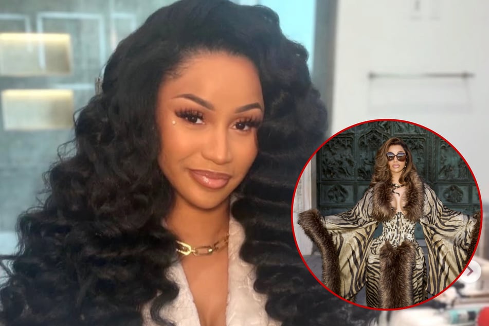 Cardi B wows with "Libra Queen" look at Milan Fashion Week