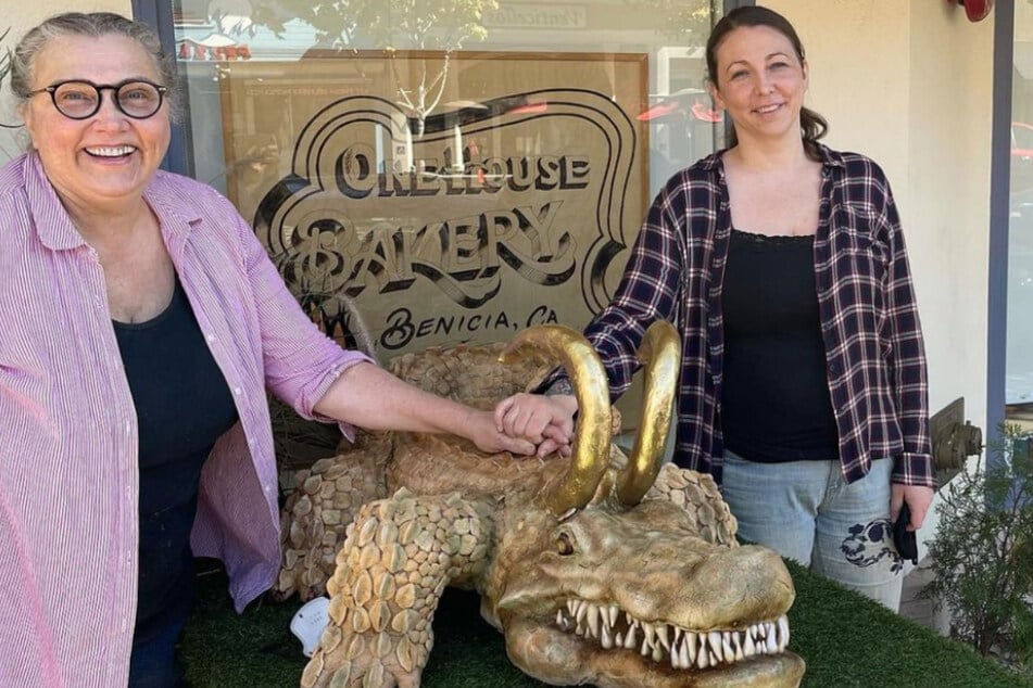 This is One House Bakery's entry into the 2021 Scarecrow Contest. His name is Dough-ki.