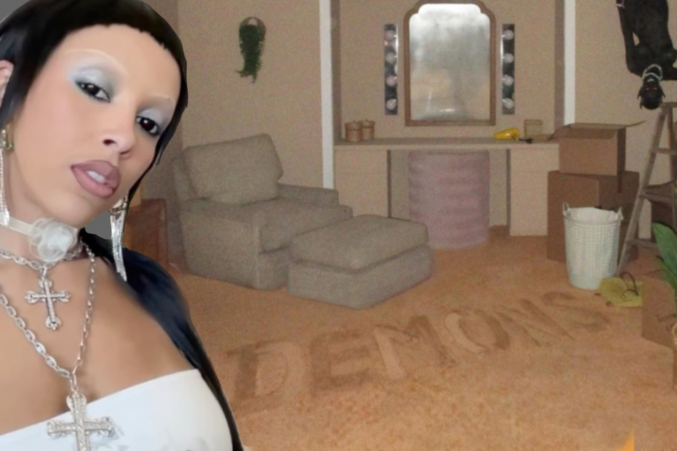 Doja Cat swipes at fans again over creepy Demons cover art: "F**kin p**sies"