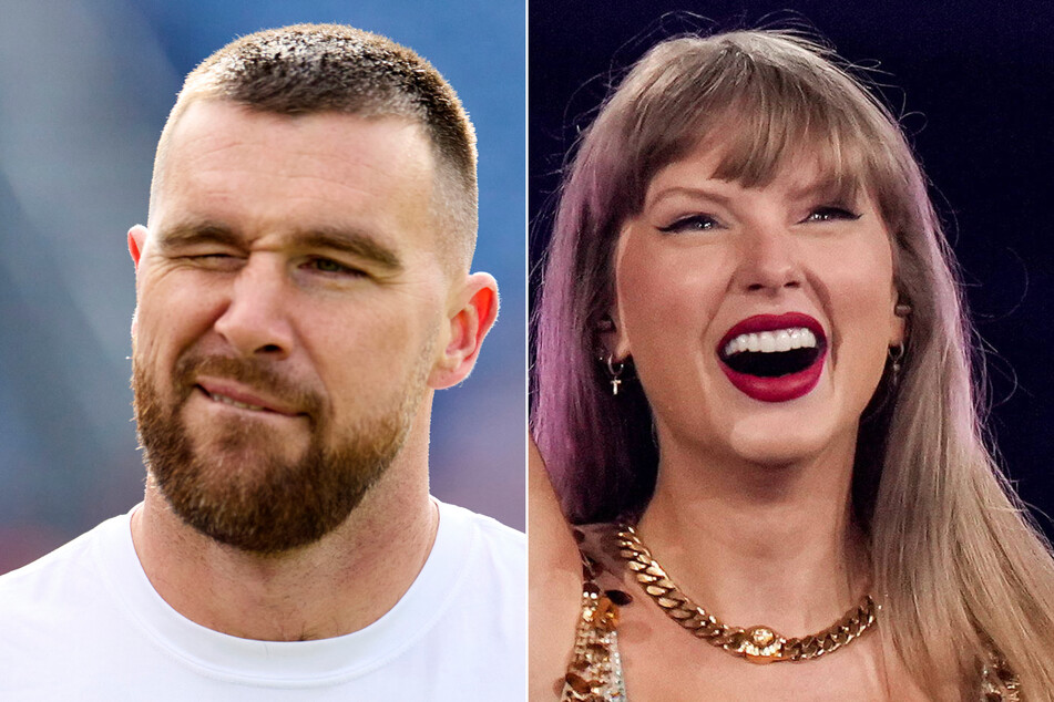 In the final episode of The End of an Era, Taylor Swift (r.) read Travis Kelce's romantic letter from her last stop on The Eras Tour.