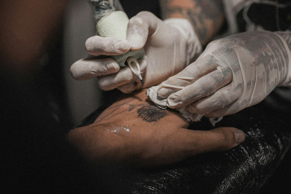 Remy has covered his entire body in radical ink, but perhaps his most touching tattoo is on the back of his head (stock image).