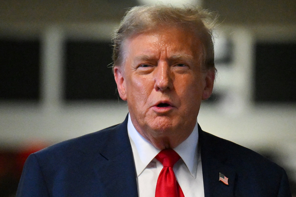 Donald Trump criticized the judge in his New York hush money trial after appearing in court for the first day.
