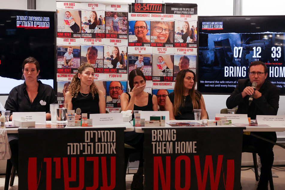 Families of hostages taken into Gaza by Hamas are pleading for their loved ones' safe return.
