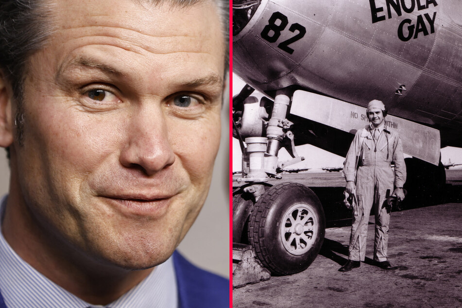 A picture of the World War II bomber Enola Gay has been flagged for removal by Hegseth's Defense Department due to the word "gay."