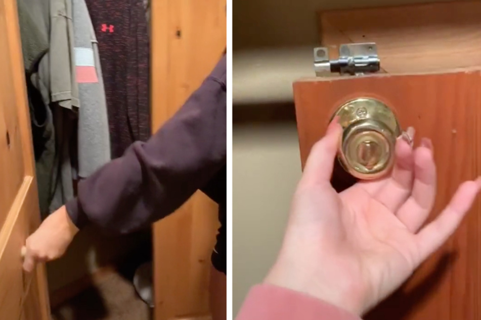 TikTok user shows what she's hiding in her closet and people love it