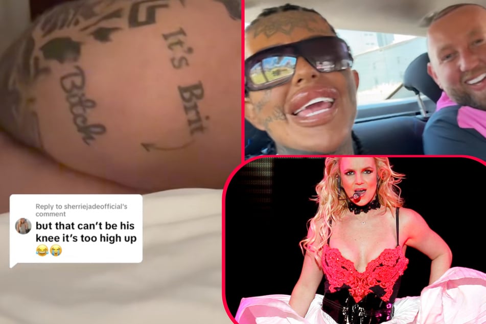 Couple reveals hilarious Britney Spears tattoo that leaves the internet in stitches