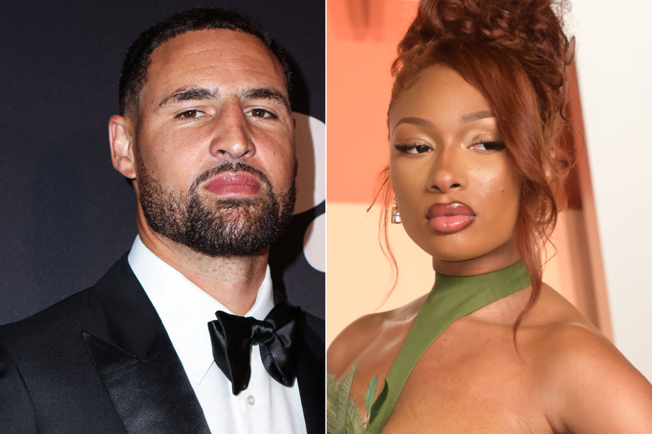 Megan Thee Stallion (r.) held nothing back in a new post apparently accusing Klay Thompson of cheating on her.