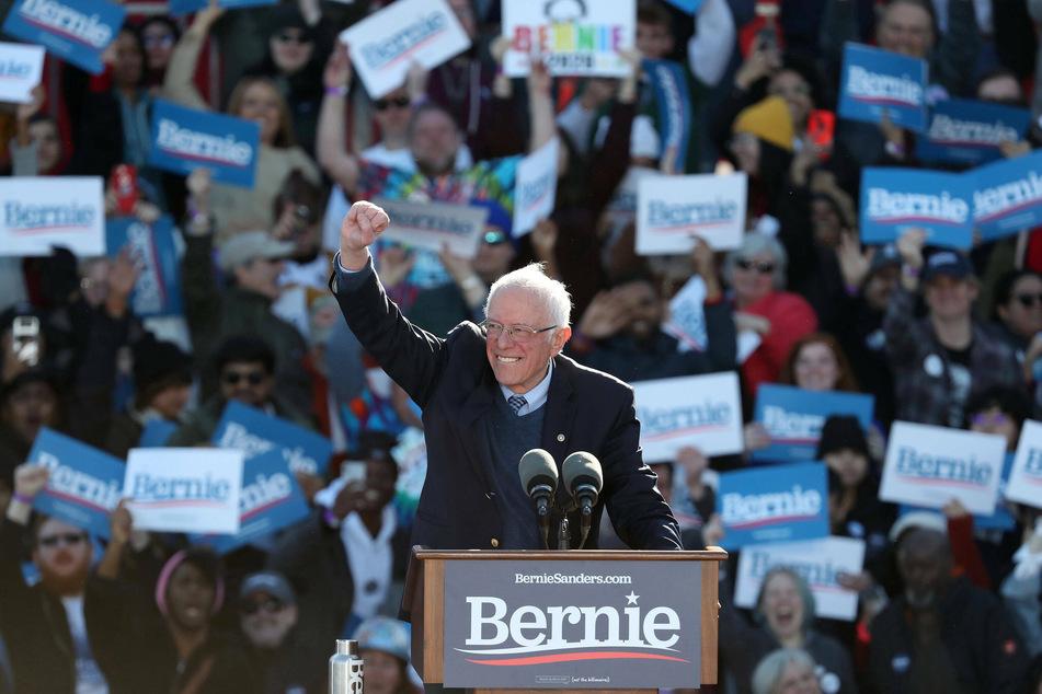 Bernie Sanders (79) has a wide and very diverse base of support among progressive voters of all ages.
