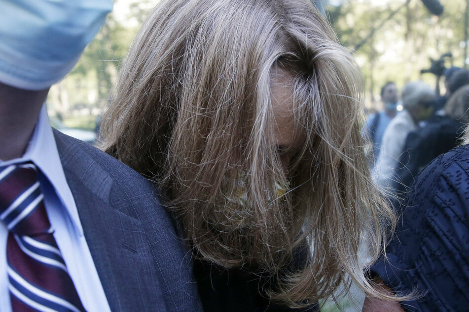 Allison Mack arrived to court for her sentencing at the Brooklyn Federal Courthouse on Wednesday, June 30.
