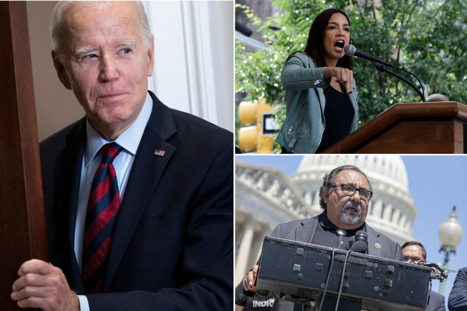 Biden bashed by members of his own party after border wall flip-flop