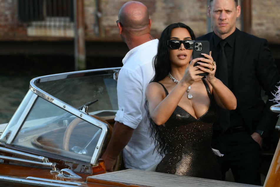 Kim Kardashian flashes bizarre lip tattoo with possible romantic link to Pete Davidson