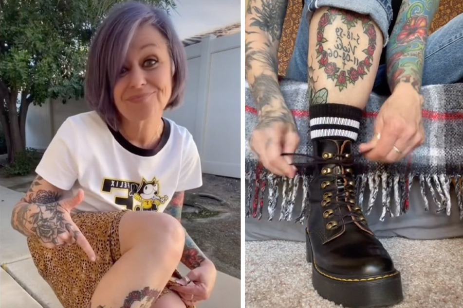 In addition to her eccentric and on-trend style, Lonni is also a tattoo lover.