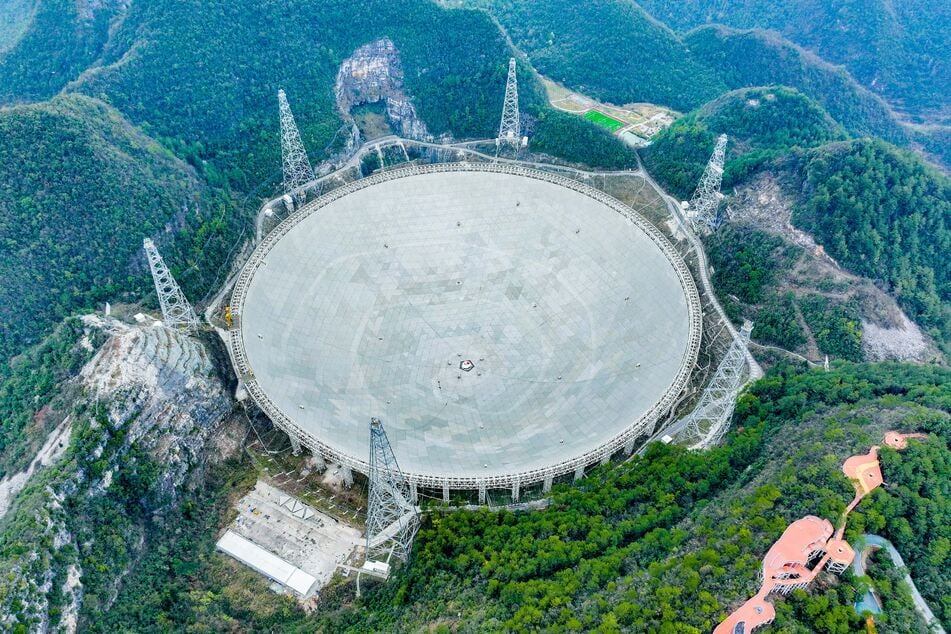 It is possible that our radio telescopes have already received alien signals, but not recognized them (stock image).