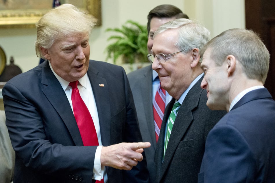 Jordan has been a steadfast ally of Donald Trump (l.) and has repeatedly pushed unsubstantiated allegations of election fraud.