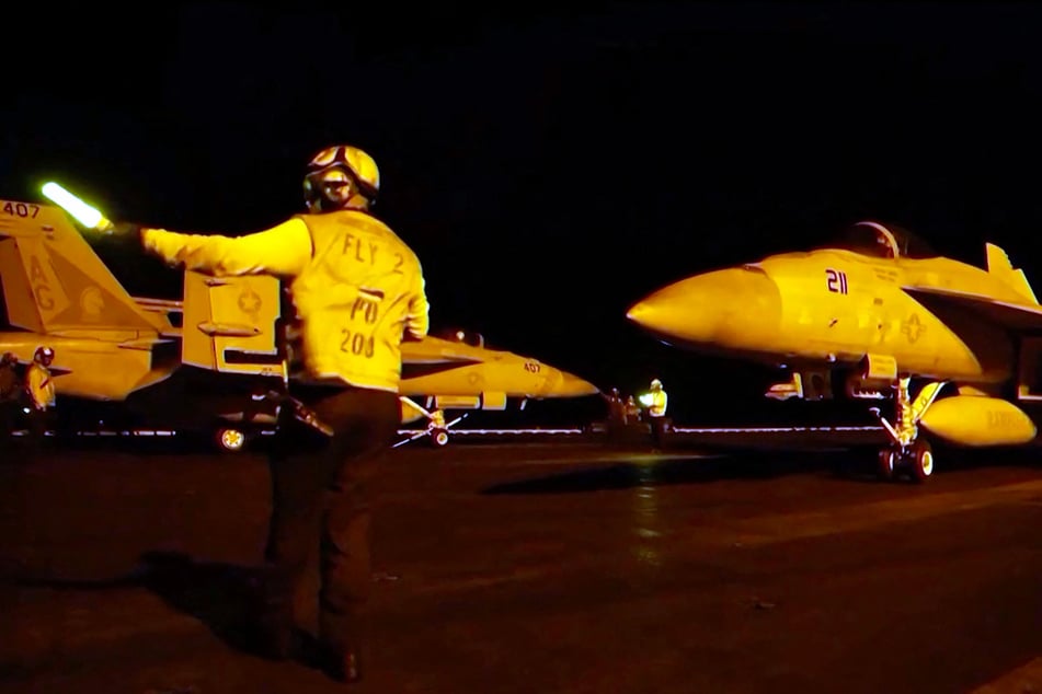 US military launches "powerful response" to Iran with first strikes in nearly a week