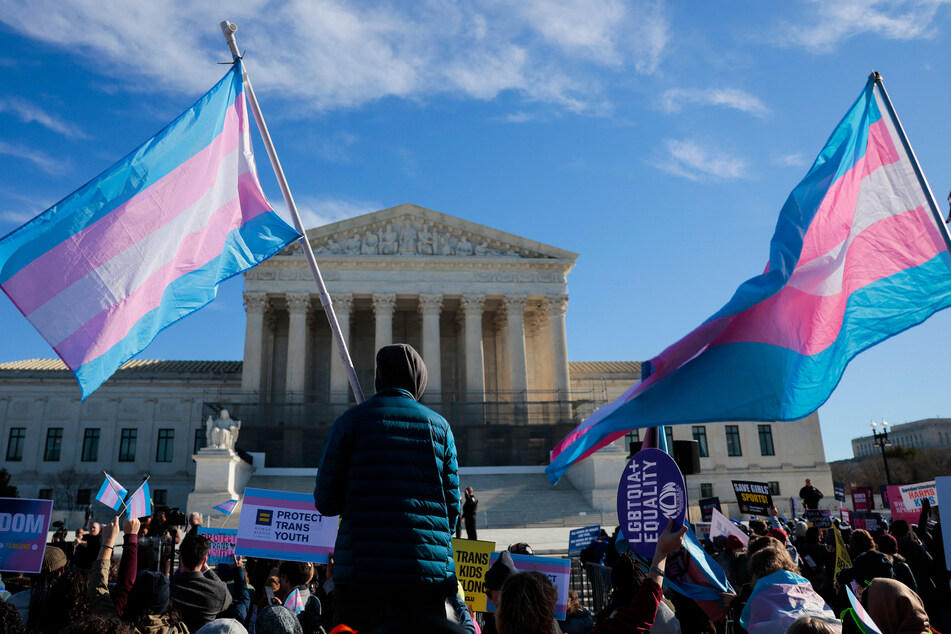 The Supreme Court heard challenges to state laws in Idaho and West Virginia that ban trans athletes from competing in women's sports.