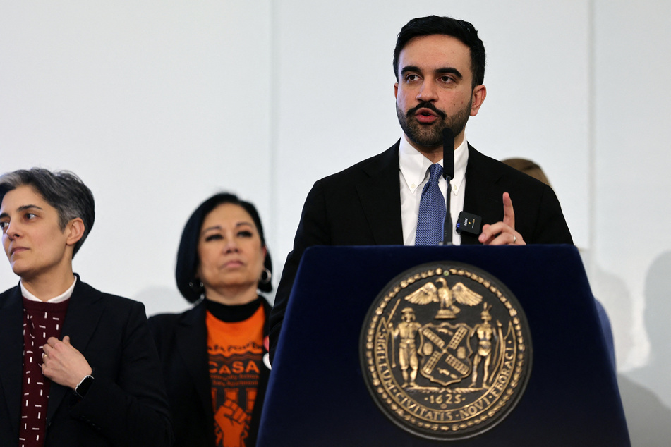 New York City Mayor Zohran Mamdani speaks at a "Rental Ripoff" hearing at Fordham University in the Bronx borough of New York on March 11, 2026.