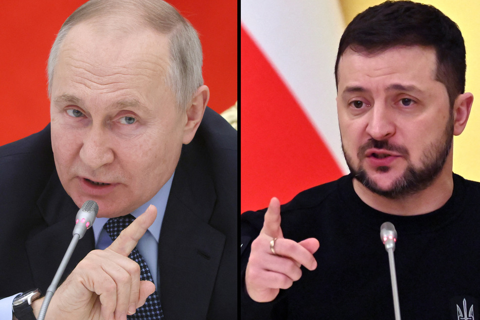 Russian President Vladimir Putin and his Ukrainian counterpart, Volodymyr Zelensky, have blamed each other for the stalled negotiations.