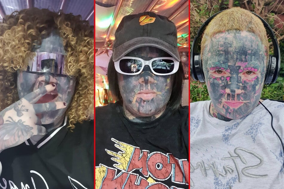 Ink addict turns to DIY after being banned from tattoo studios!
