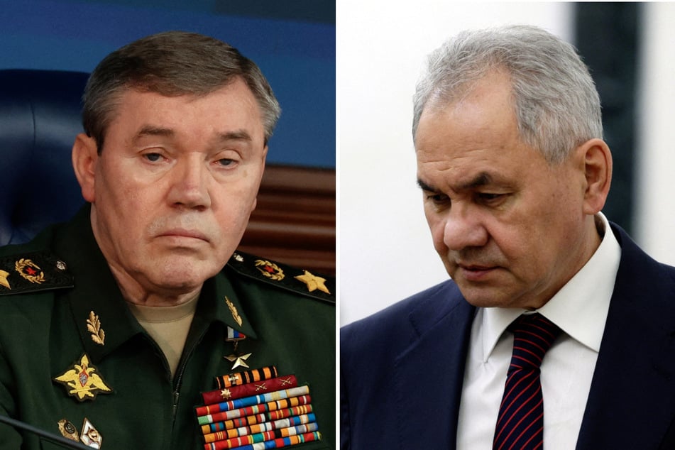 The International Criminal Court issued arrest warrants for Russia's chief of the General Staff Valery Gerasimov (l.) and former defense minister Sergei Shoigu.