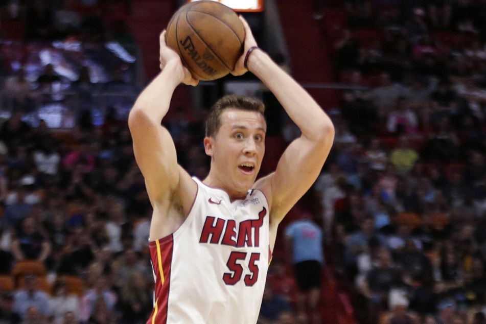 Heat forward Duncan Robinson scored 22 points on Saturday night.