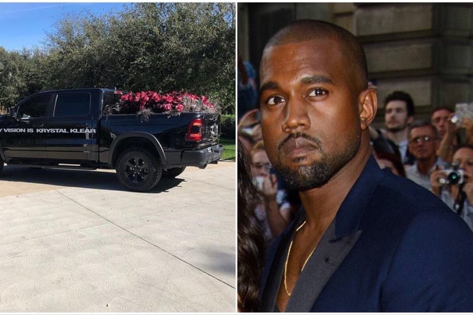 Ye leaks texts from Kim Kardashian after making a huge Valentine's Day stunt