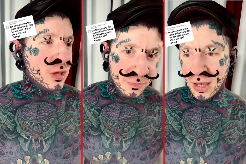Ink addict Remy hits back at fan who said tattoos are "like wearing the same shirt every day"