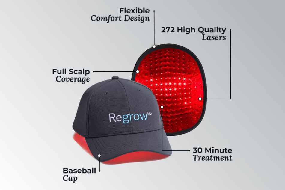 The Hairmax RegrowMD cap provides stylish care with ease, and is now on sale for $100 off!