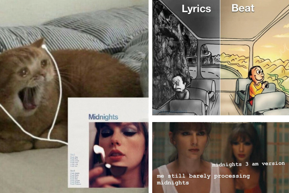 Swifties are flooding Twitter with memes to express their reactions to her surprise and the album Midnights.