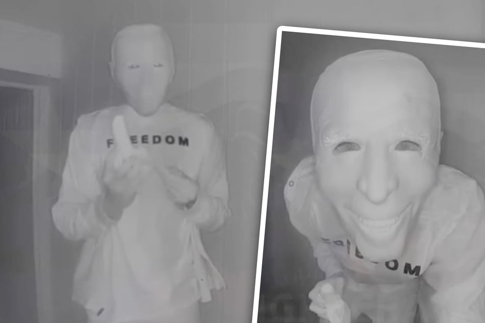 The anonymous man in Texas has caused a stir with his strange behavior.