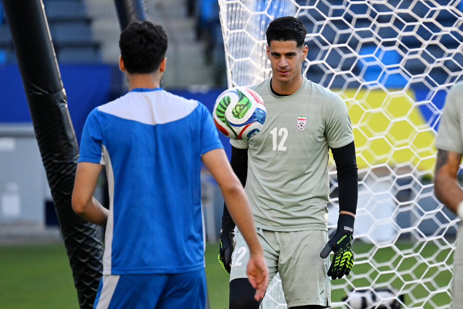 Iran's national team finally touched down in the US ahead of their game against New Zealand on Monday.